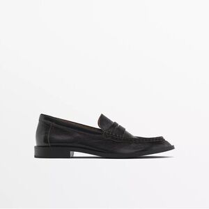 MASSIMO DUTTI Soft Penny Loafers